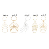 Maxbell Tassel Upper Arm Cuff Bridal Arm Accessory Lariat Armlet Upper Arm Bracelets style A