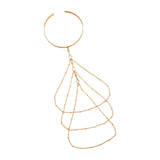 Maxbell Tassel Upper Arm Cuff Bridal Arm Accessory Lariat Armlet Upper Arm Bracelets style A