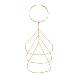 Maxbell Tassel Upper Arm Cuff Bridal Arm Accessory Lariat Armlet Upper Arm Bracelets style A