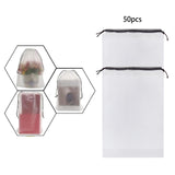 Maxbell Maxbell 50x Portable Shoe Drawstring Bag Dustproof Travel Pouch for Sport Travel Men