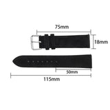 Maxbell Maxbell Watch Band Adjustable Wristwatch Band for Party Valentine's Day Mother's Day Black 18mm