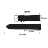 Maxbell Maxbell Watch Band Adjustable Wristwatch Band for Party Valentine's Day Mother's Day Black 19mm