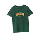Maxbell Maxbell T Shirt for Women Summer Souvenir Crew Neck Shirt for Daily Wear Work Hiking M