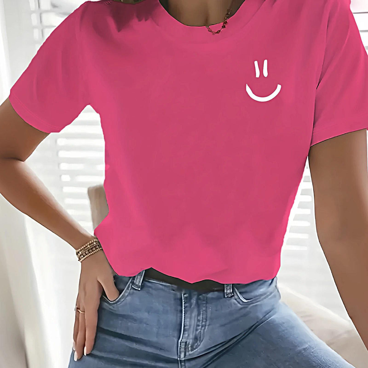 Maxbell Maxbell Women's T Shirt Summer Soft Clothing Crewneck Tee for Traveling Trip Holiday M