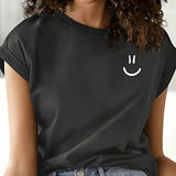 Maxbell Maxbell Women's T Shirt Summer Sportswear Crew Neck Tee for Travel Walking Commuting XXL