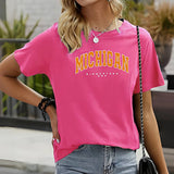 Maxbell Maxbell T Shirt for Women Summer Clothes Crewneck Tee for Backpacking Work Traveling XL