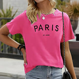 Maxbell Maxbell Womens T Shirt Summer Casual Soft Crewneck Tee for Travel Commuting Shopping S