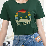 Maxbell Maxbell Women's T Shirt Summer Stylish Clothes Crew Neck Shirt for Beach Travel Work M