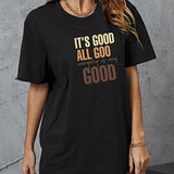 Maxbell Maxbell T Shirt for Women Summer Ladies Crewneck Tee for Office Traveling Daily Wear XL