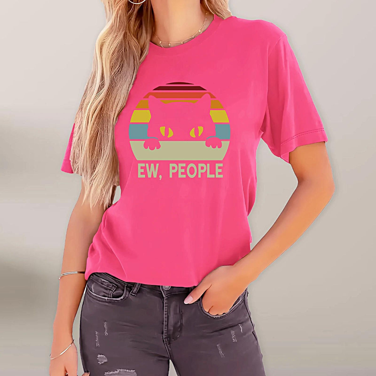 Maxbell Maxbell T Shirt for Women Summer Soft Basic Tee Shirt for Travel Backpacking Holiday L