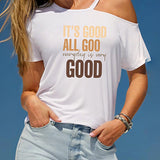 Maxbell Maxbell Womens T Shirt Summer Casual Regular Fit Basic Tee for Travel Street Walking XL