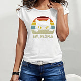 Maxbell Maxbell Womens T Shirt Summer Sportswear Crew Neck Shirt for Shopping Camping Hiking XXL