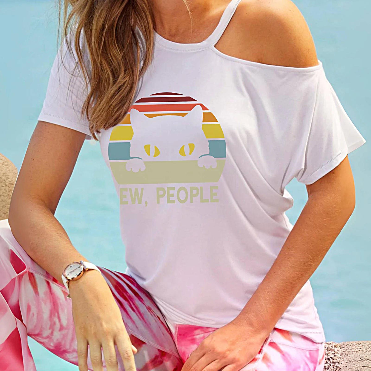 Maxbell Maxbell Women's T Shirt Summer Trendy Breathable Basic Tee for Hiking Travel Camping XXL