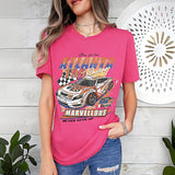 Maxbell Maxbell T Shirt for Women Summer Breathable Crew Neck Shirt for Holiday Beach Travel L