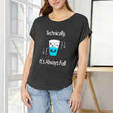 Maxbell Maxbell T Shirt for Women Summer Fashion Soft Crew Neck Tee for Vacation L