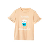 Maxbell Maxbell T Shirt for Women Summer Trendy Crewneck Shirt for Daily Wear Beach Shopping S