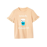 Maxbell Maxbell T Shirt for Women Summer Trendy Crewneck Shirt for Daily Wear Beach Shopping S