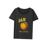Maxbell Maxbell T Shirt for Women Summer Round Neck Short Sleeve Top for Vacation Work Beach S
