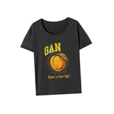 Maxbell Maxbell T Shirt for Women Summer Round Neck Short Sleeve Top for Vacation Work Beach S