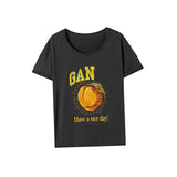 Maxbell Maxbell T Shirt for Women Summer Round Neck Short Sleeve Top for Vacation Work Beach M