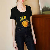 Maxbell Maxbell Women's T Shirt Summer Casual Basic Tee Shirt for Commuting Daily Wear Beach XL