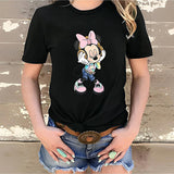 Maxbell Maxbell Women's T Shirt Summer Stylish Casual Crew Neck Tee for Hiking Office Sports M