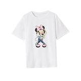 Maxbell Maxbell Women's T Shirt Summer Round Neck Short Sleeve Top for Beach Travel Shopping L