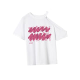 Maxbell Maxbell T Shirt for Women Summer Simple Crewneck Tee for Street Commuting Daily Wear L