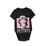 Maxbell Maxbell Women's T Shirt Summer Stylish Crewneck Shirt for Vacation Holiday Traveling XL