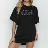 Maxbell Maxbell T Shirt for Women Summer Clothes Soft Crew Neck Tee for Travel Office Street XXL