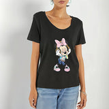 Maxbell Maxbell Womens T Shirt Summer Souvenir Crew Neck Shirt for Daily Wear Travel Camping S