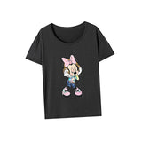 Maxbell Maxbell Womens T Shirt Summer Souvenir Crew Neck Shirt for Daily Wear Travel Camping M