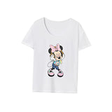 Maxbell Maxbell T Shirt for Women Summer Ladies Short Sleeve Top for Holiday Vacation Hiking M