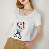Maxbell Maxbell T Shirt for Women Summer Ladies Short Sleeve Top for Holiday Vacation Hiking L