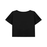Maxbell Maxbell Women's Crop Ladies Crewneck Shirt for Backpacking Beach Shopping L