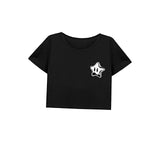 Maxbell Maxbell Women's Casual Crop Outfits Crewneck Tee for Holiday Travel Beach S