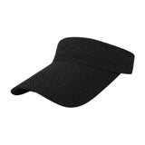 Maxbell Summer Sun Hat Lightweight Quick Drying Top Empty for Tennis Holiday Cycling black