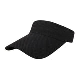 Maxbell Summer Sun Hat Lightweight Quick Drying Top Empty for Tennis Holiday Cycling black