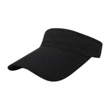 Maxbell Summer Sun Hat Lightweight Quick Drying Top Empty for Tennis Holiday Cycling black