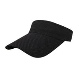 Maxbell Maxbell Summer Sun Hat Lightweight Quick Drying Top Empty for Tennis Holiday Cycling black