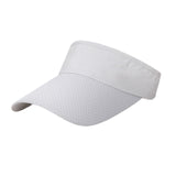 Maxbell Summer Sun Hat Lightweight Quick Drying Top Empty for Tennis Holiday Cycling white