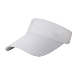 Maxbell Summer Sun Hat Lightweight Quick Drying Top Empty for Tennis Holiday Cycling white