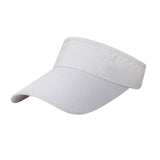 Maxbell Maxbell Summer Sun Hat Lightweight Quick Drying Top Empty for Tennis Holiday Cycling white