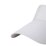 Maxbell Summer Sun Hat Lightweight Quick Drying Top Empty for Tennis Holiday Cycling white