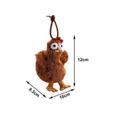 Maxbell Maxbell Animal Keychain Creative Hanging Key Pendant for New Year Gifts Key Backpack Brown