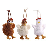 Maxbell Maxbell Animal Keychain Creative Hanging Key Pendant for New Year Gifts Key Backpack Brown