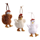 Maxbell Maxbell Animal Keychain Creative Hanging Key Pendant for New Year Gifts Key Backpack Brown