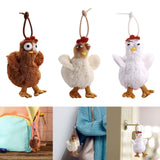 Maxbell Maxbell Animal Keychain Creative Hanging Key Pendant for New Year Gifts Key Backpack Brown