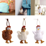 Maxbell Maxbell Animal Keychain Creative Hanging Key Pendant for New Year Gifts Key Backpack Brown