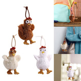 Maxbell Maxbell Animal Keychain Creative Hanging Key Pendant for New Year Gifts Key Backpack Brown
